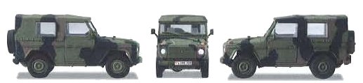 HO German Federal Army Wolf All-Terrain Vehicle