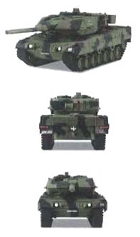 HO German Federal Army Leopard 2 A6 Tank