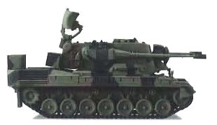 HO German Federal Army Gepard Tank