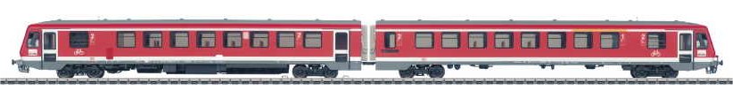 DB AG cl 628.2 Diesel Powered Rail Car Train