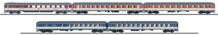 DB Pop Colors Express Train Passenger 5-Car Set