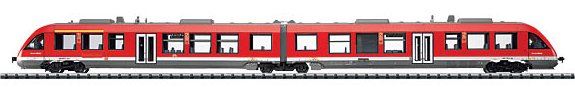DB AG cl 648.1 LINT Diesel Powered Rail Car Train