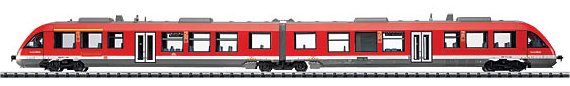 DB AG cl 648.1 LINT Diesel Powered Rail Car Train