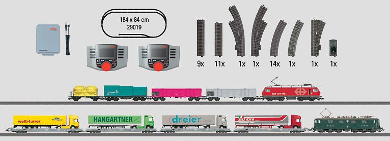 Swiss Digital Mega Starter Set w/2 Freight Trains