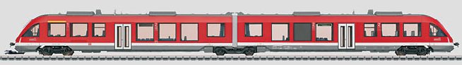 DB AG Class 648.2 Cummuter Rail Car (unpowered unit)