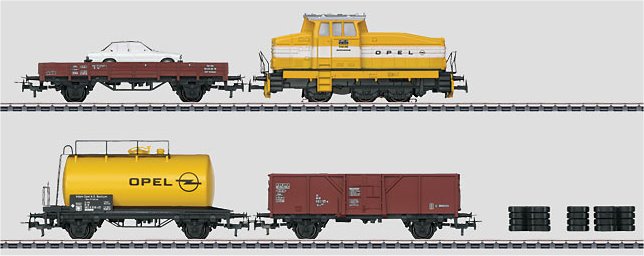 Opel Train set w/Diesel locomotive