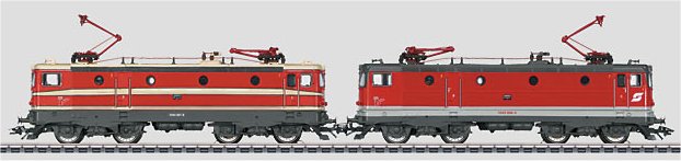 OBB (Austria) Class 1043 Electric Locomotive double-set