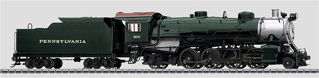 US Pennsylvania RR Mikado (2-8-2) Steam Locomotive w/Tender