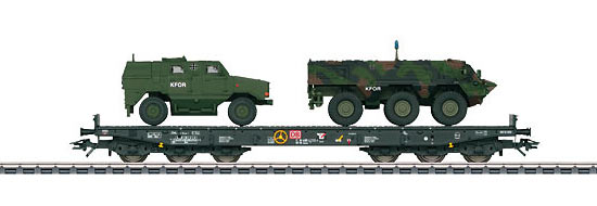German Federal Army: Heavy Military Transport with Dingo and Fuchs