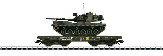 German Federal Army: Trans by Rail M 48 G Combat Tank