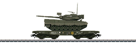 German Federal Army: Trans by Rail Leopard 1 Battle Tank