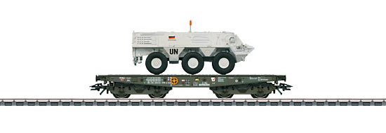 German Federal Army: Trans by Rail UN Fuchs Light Armored Vehicle