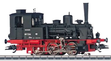 Digital DB cl 89.70-75 Steam Locomotive with Tender