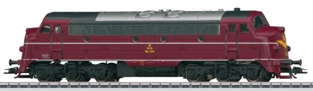 Digital DSB cl MY 1134 Diesel Locomotive