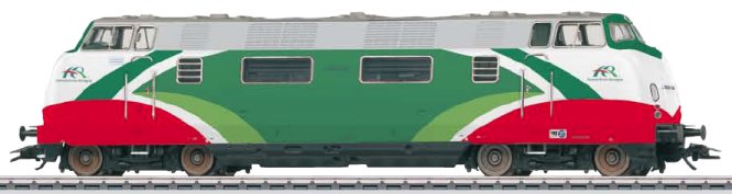 Digital cl 220 Emilia Romagna Diesel Locomotive (L)