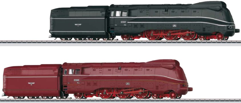 Digital Set with 2 Streamlined Steam Locomotives (L)