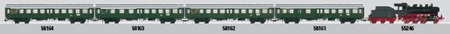 Digital DB cl 24 Steam Locomotive with Tender