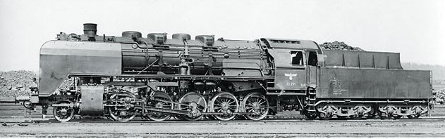 DB cl 50 Freight Train Locomotive with Coal Tender
