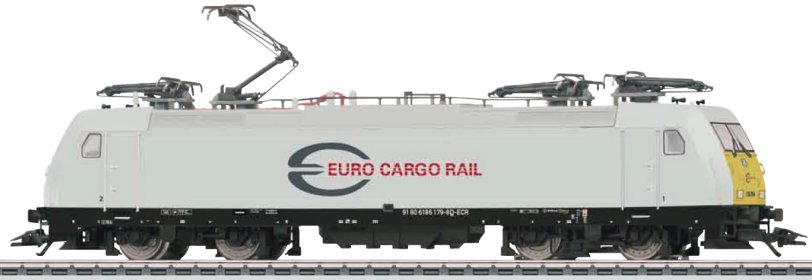 Euro Cargo Rail cl 186 Electric Locomotive