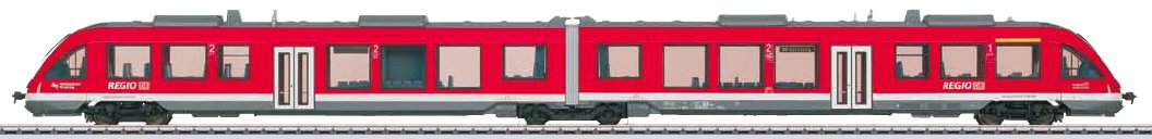 DB AG cl 648.2 (LINT 41) Diesel Powered Commuter Rail Car