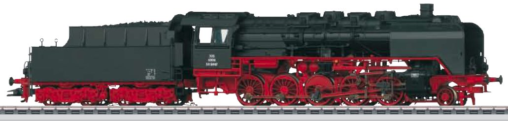 NS (Dutch) Steam class 4900 Freight Locomotive with Tender