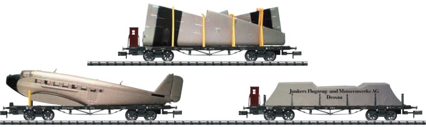 DR Airplane Transport Freight Car Set