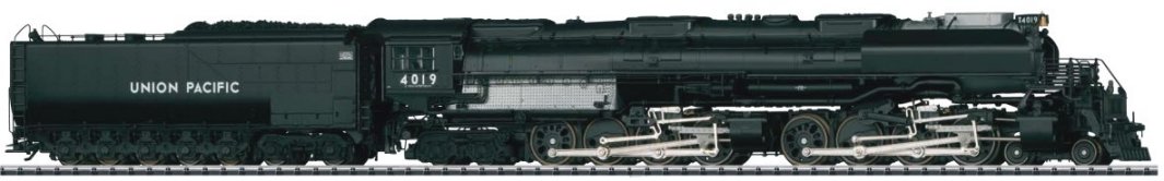 Dgtl UP Big Boy Steam Locomotive with Tender, no. 4000 (NEM wheels)