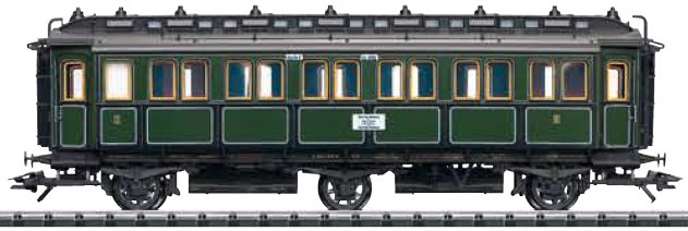 K.Bay.Sts.B. 3rd class Express Train Passenger Car