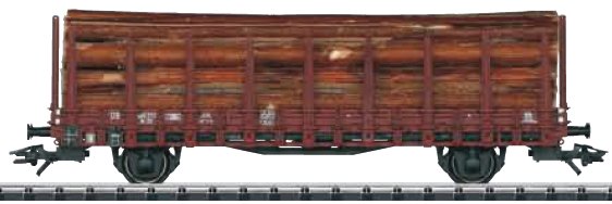 DB Stake Car with Wood Load