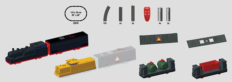 Freight Train Kit Starter Set. (Battery)
