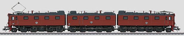 SJ (Sweden) Class Dm3 Heavy Ore Electric Locomotive.