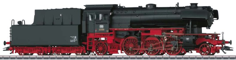 DB Class 23 Passenger Steam Locomotive w/Tender.