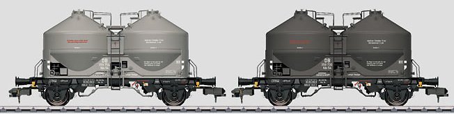 Powdered Freight Silo Container Car Set.