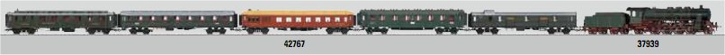 DRG Express Passenger Train 5-Car Set