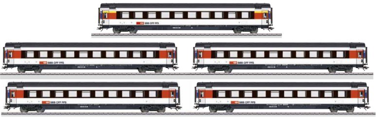 SBB (Switzerland) Express Passenger Train 5-Car Set