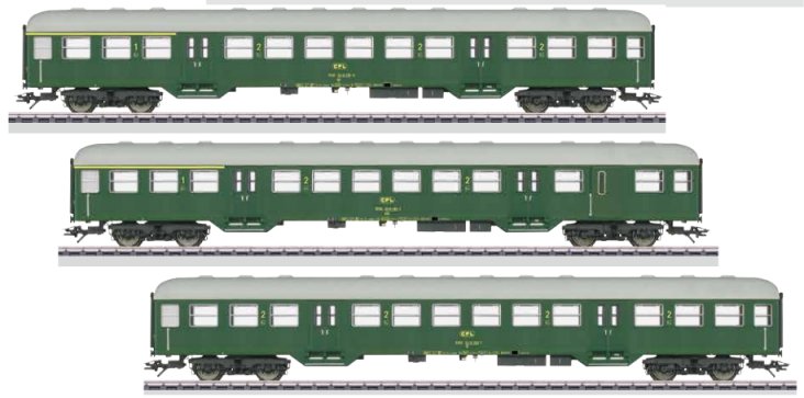 CFL (Luxembourg) Silberlinge Commuter 3-Car Set