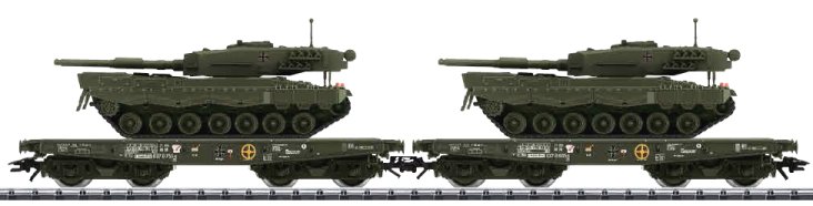 German Federal Army Freight 2-Car Set with Tanks