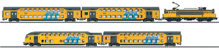 Dgtl NS (Dutch State Railways) Bi-Level Commuter Train