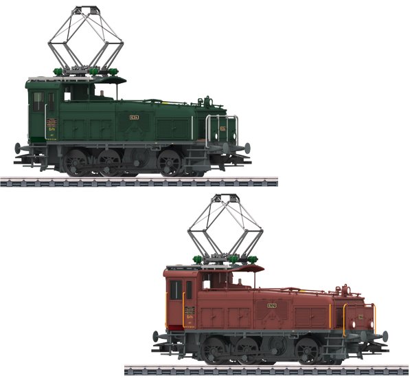 Dgtl SBB cl Ee 3/3 Halbschuh Double Locomotive Set