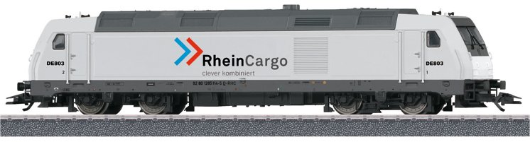 Dgtl Rhein Cargo cl 285 Diesel Locomotive (Start Up)