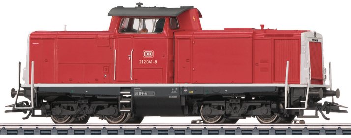 Dgtl DB AG cl 212 Diesel Locomotive, Chinese Red