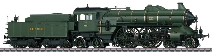 Dgtl K.Bay.Sts.B. cl S2/6 Steam Express Locomotive w/Tender