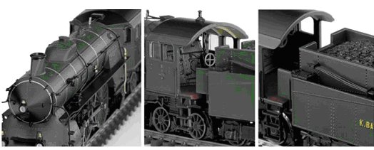 Dgtl K.Bay.Sts.B. cl S2/6 Steam Express Locomotive w/Tender