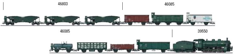 DRG Freight 7-Car Set for the G 5/5