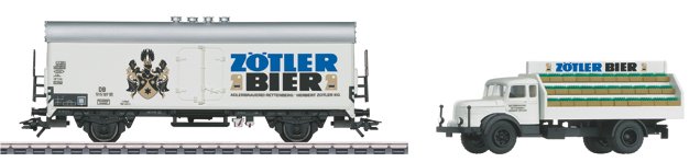 Ztler Beer Refrigerator Car with Delivery Truck