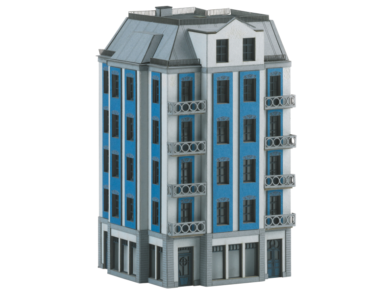 Art Nouveau Corner City Building Kit
