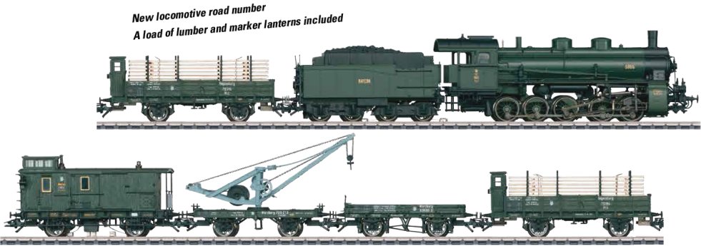 Dgtl Bavarian Freight Train Set