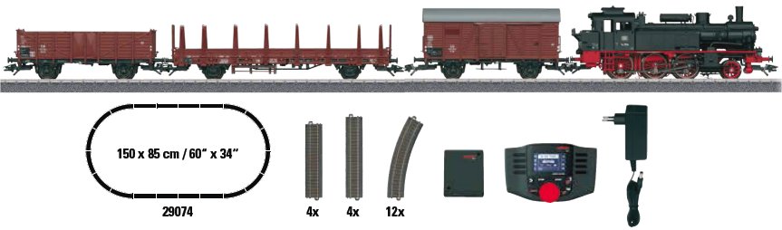 Dgtl Era III Freight Train Starter Set w/Mobile Station 230V
