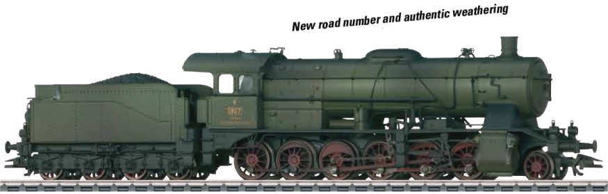 Dgtl K.W.St.E. Cl K Steam Locomotive