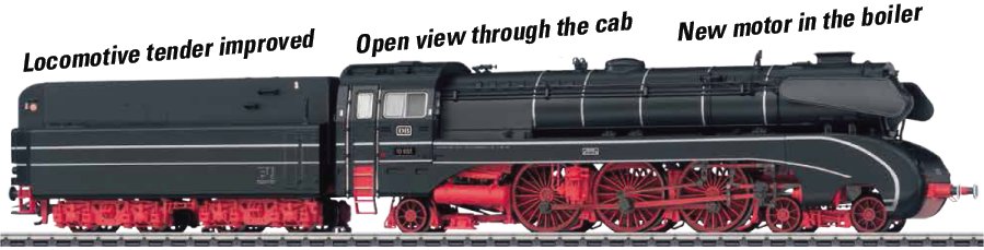 Dgtl DB cl 10 Express Steam Locomotive